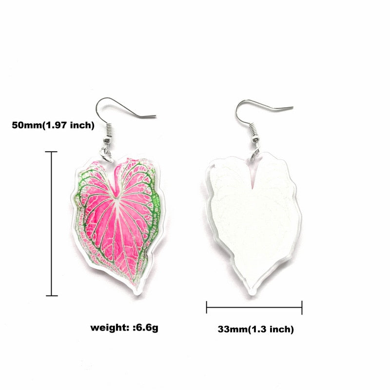 Trendy Plant Leaves Earrings
