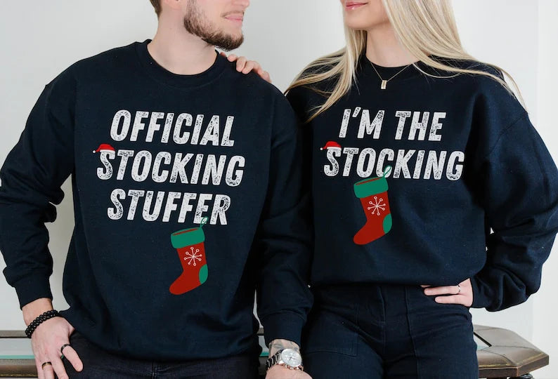 Official Stocking Stuffer Couple Sweatshirts Sets