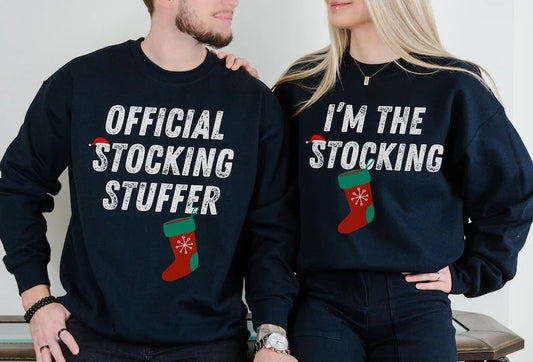Official Stocking Stuffer Couple Sweatshirts Sets