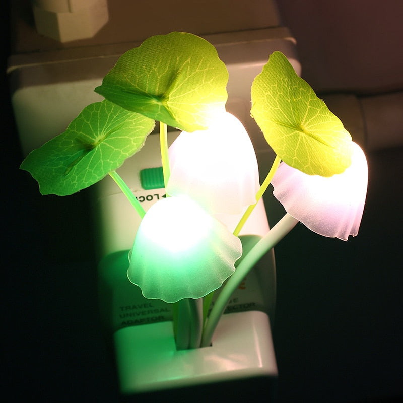 Led Mushroom Plug Night Light