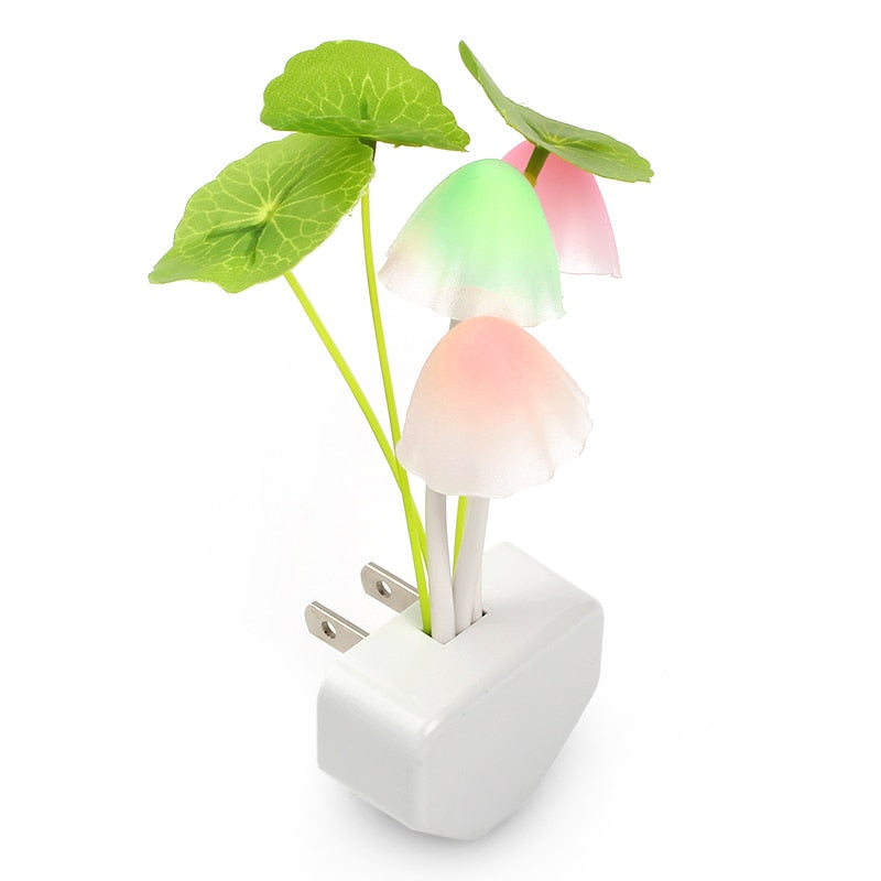 Led Mushroom Plug Night Light