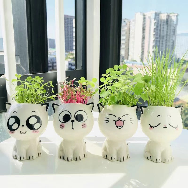 Cute Cat Planter