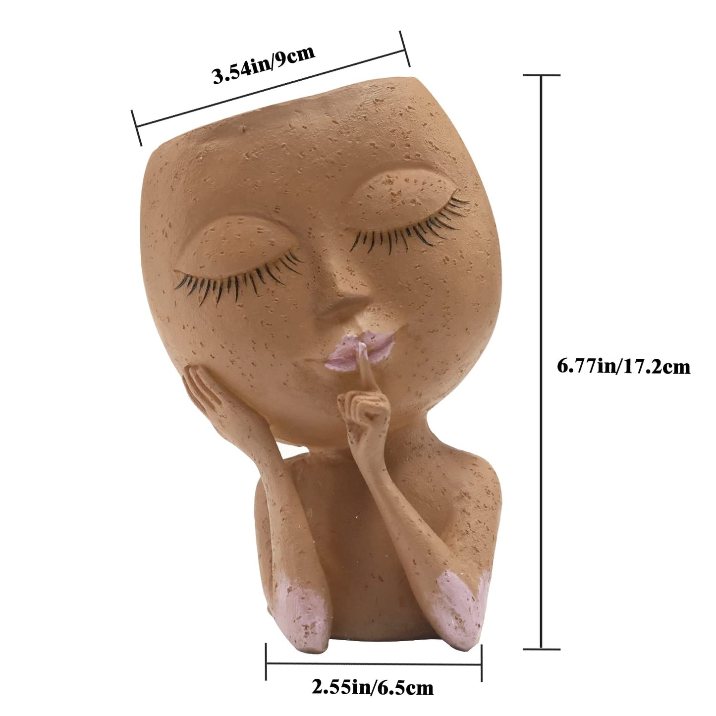 Elegant Nordic Lady Planter