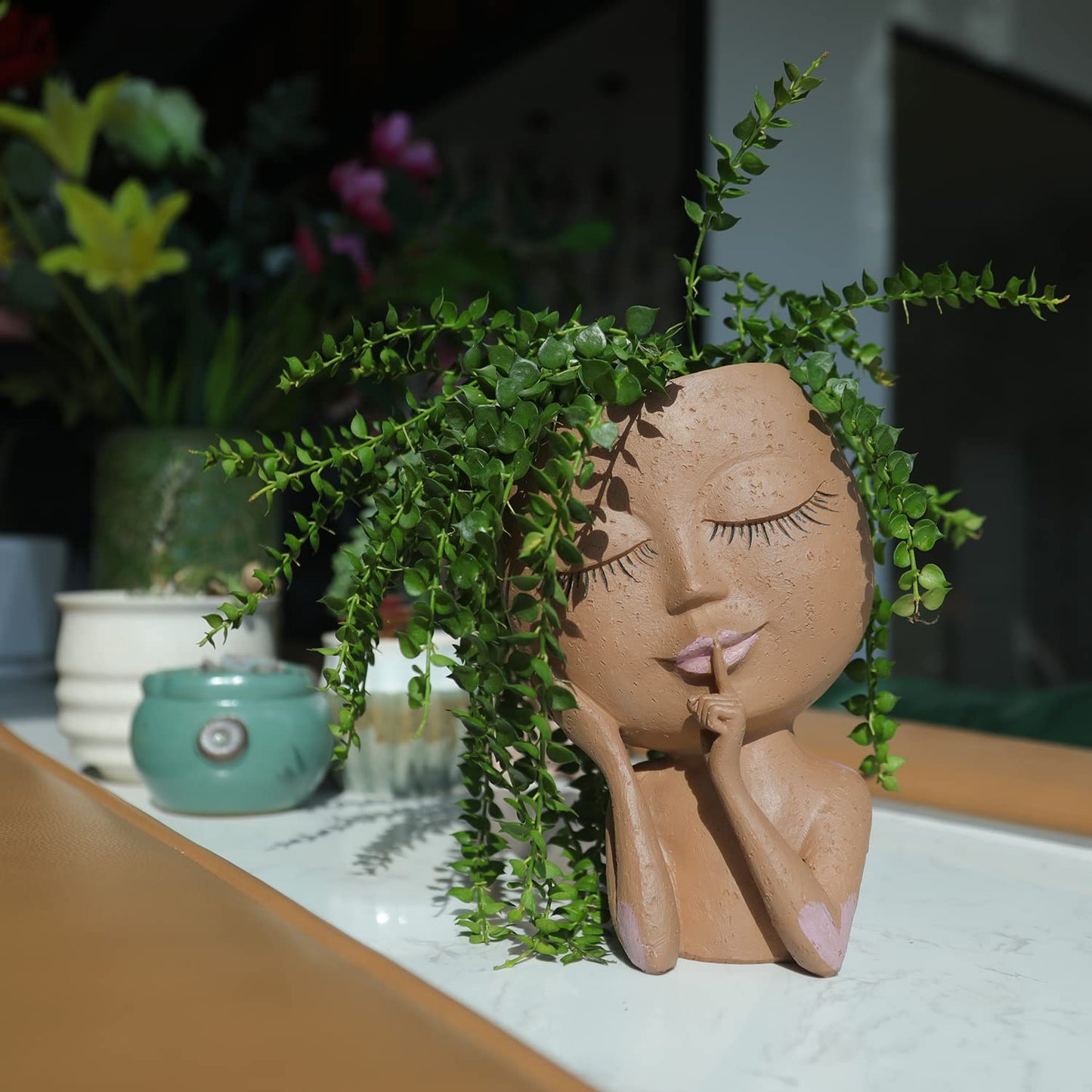Elegant Nordic Lady Planter