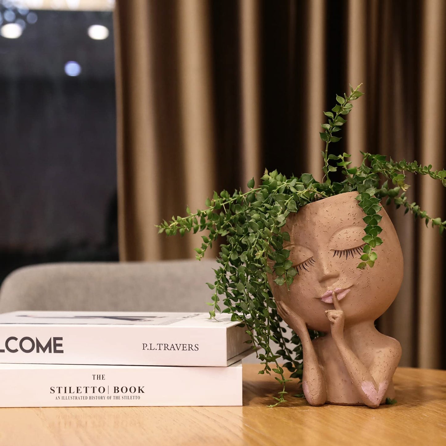 Elegant Nordic Lady Planter