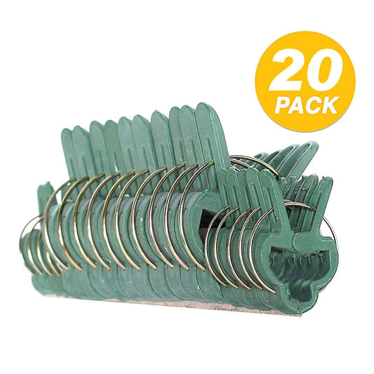 20Pcs Green Garden Plant Fixed Clips