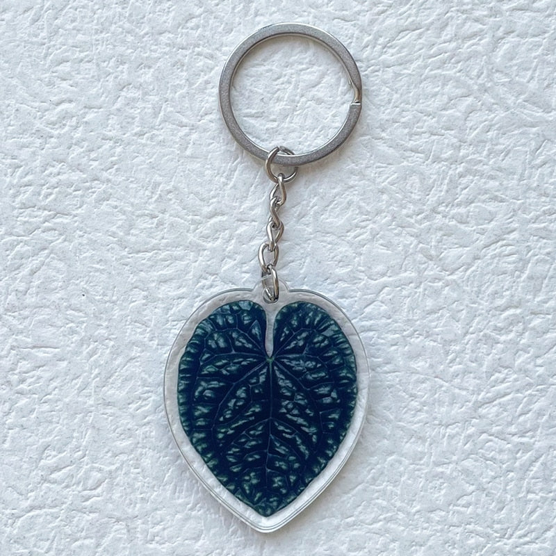 Plant Leaf Keychain