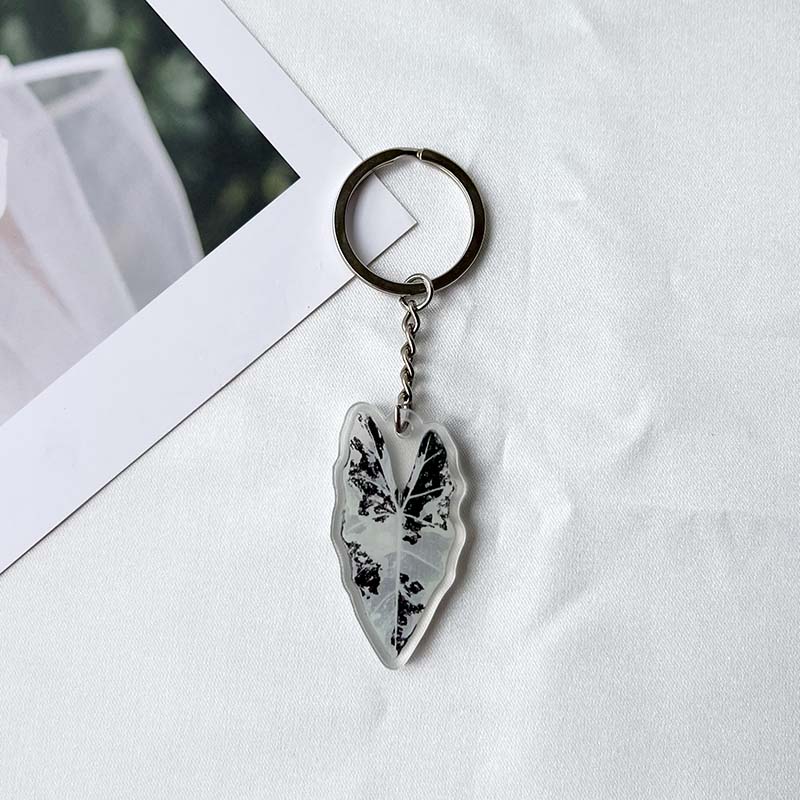 Plant Leaf Keychain