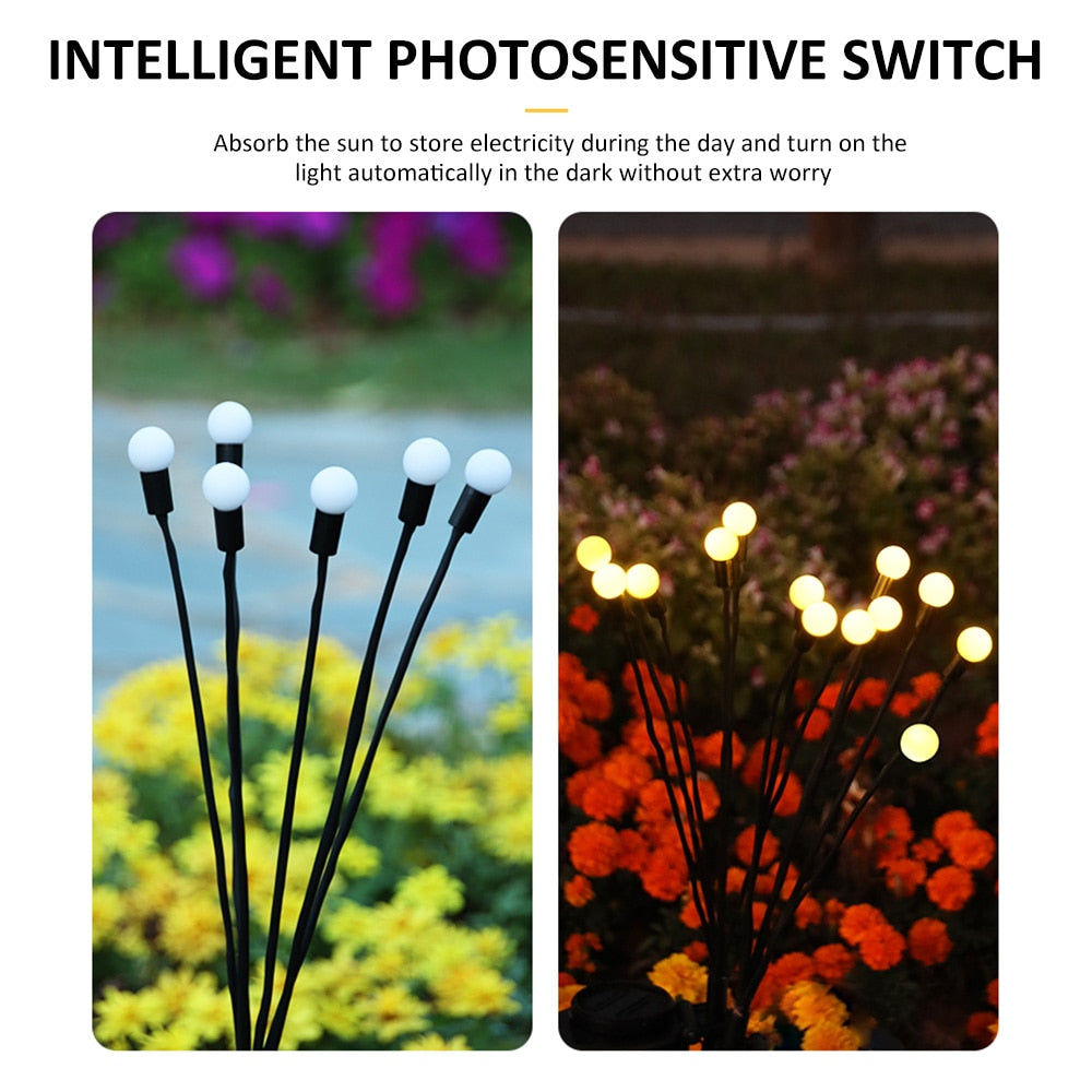 Solar Powered Firefly Light