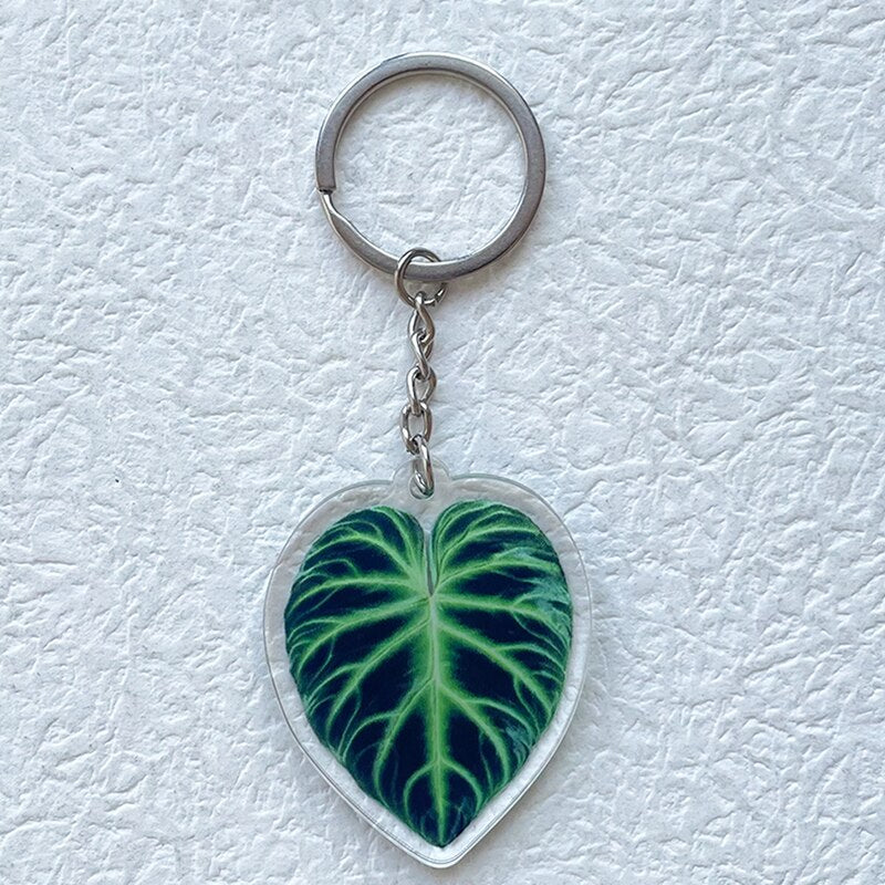 Plant Leaf Keychain