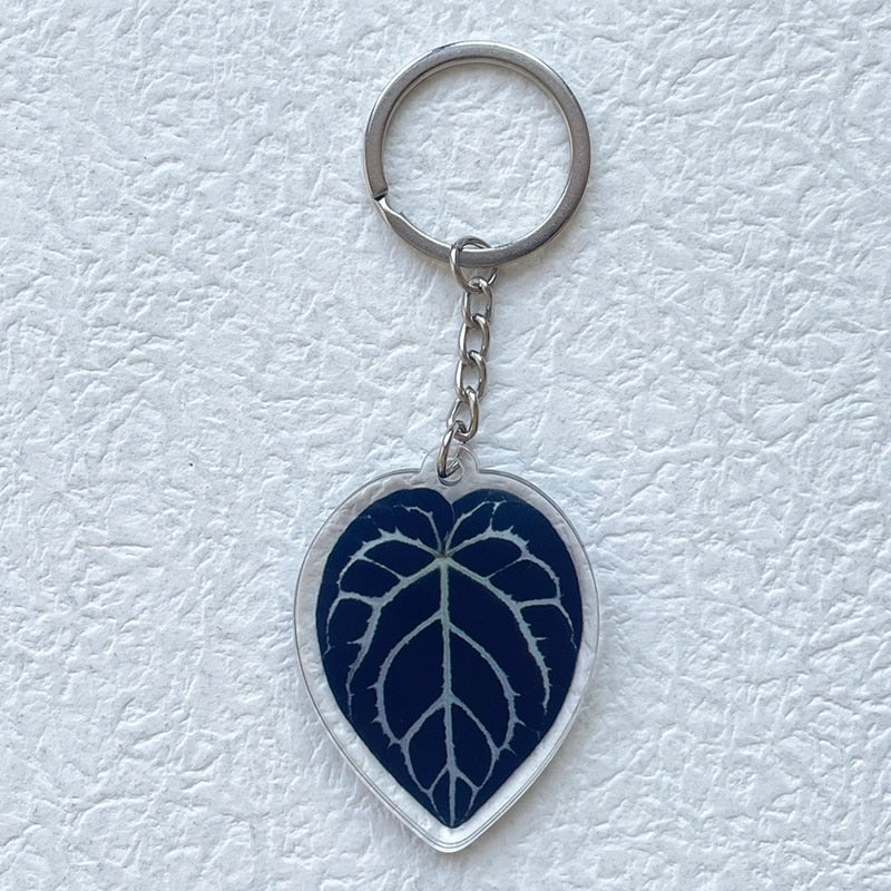 Plant Leaf Keychain